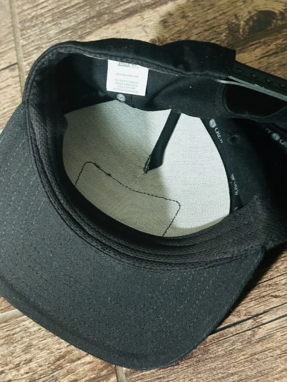 Salty Crew - Black  Adjustable Hat Cap - Find Refuge in The Sea